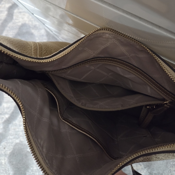 Michael Kors Metallic Gold Hobo Bag - Picture 9 of 9